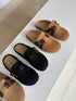 Double Belted Slid On Clogs